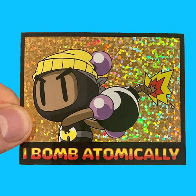 Bomb Atomic Sticker