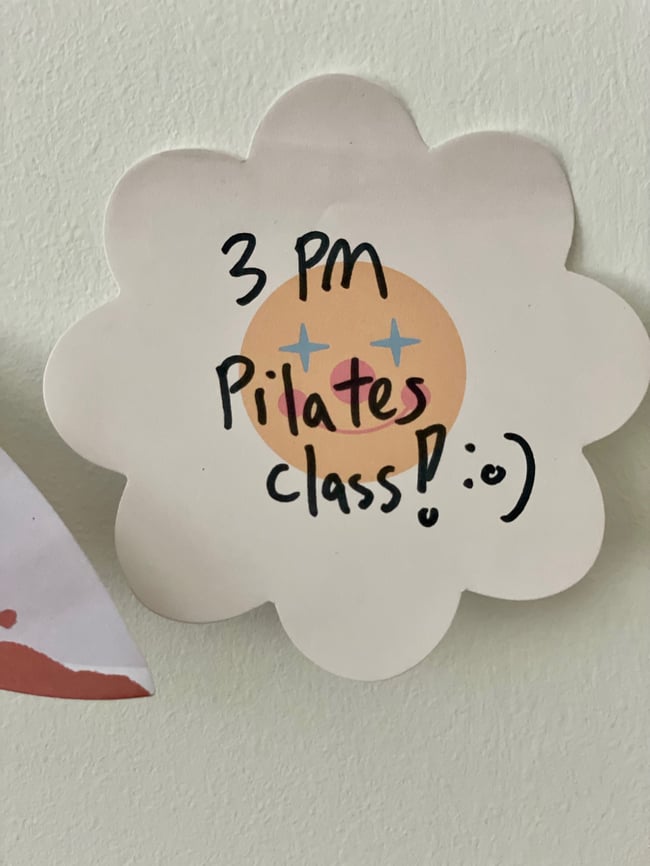 Flower Clown Sticky Notes