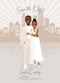 Image 4 of Save the date with custom background