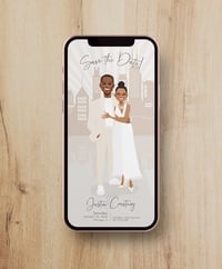 Image 2 of Save the date with custom background