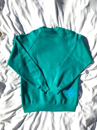 Image of that port vintage sweater in teal