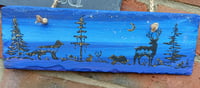 Image 3 of Woodland scene on slate