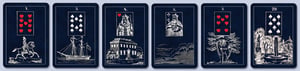 Image of Mystic Cards of Fortune c. 1882  & Mystic Blues