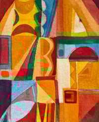 Colourful abstract 2 (unframed)