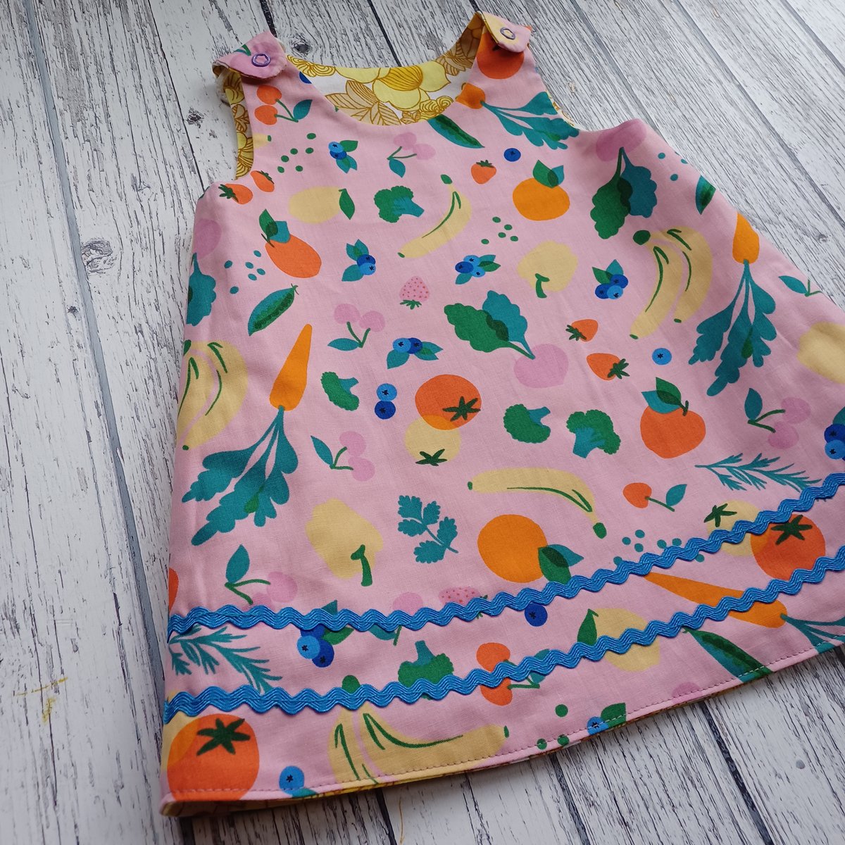 Image of Play All Day Reversible Dress- Fruit 'n' Veg