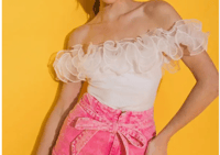Image 1 of Ruffling Around Top