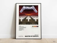 Image 1 of Metallica - Master of Puppets Album Cover Poster