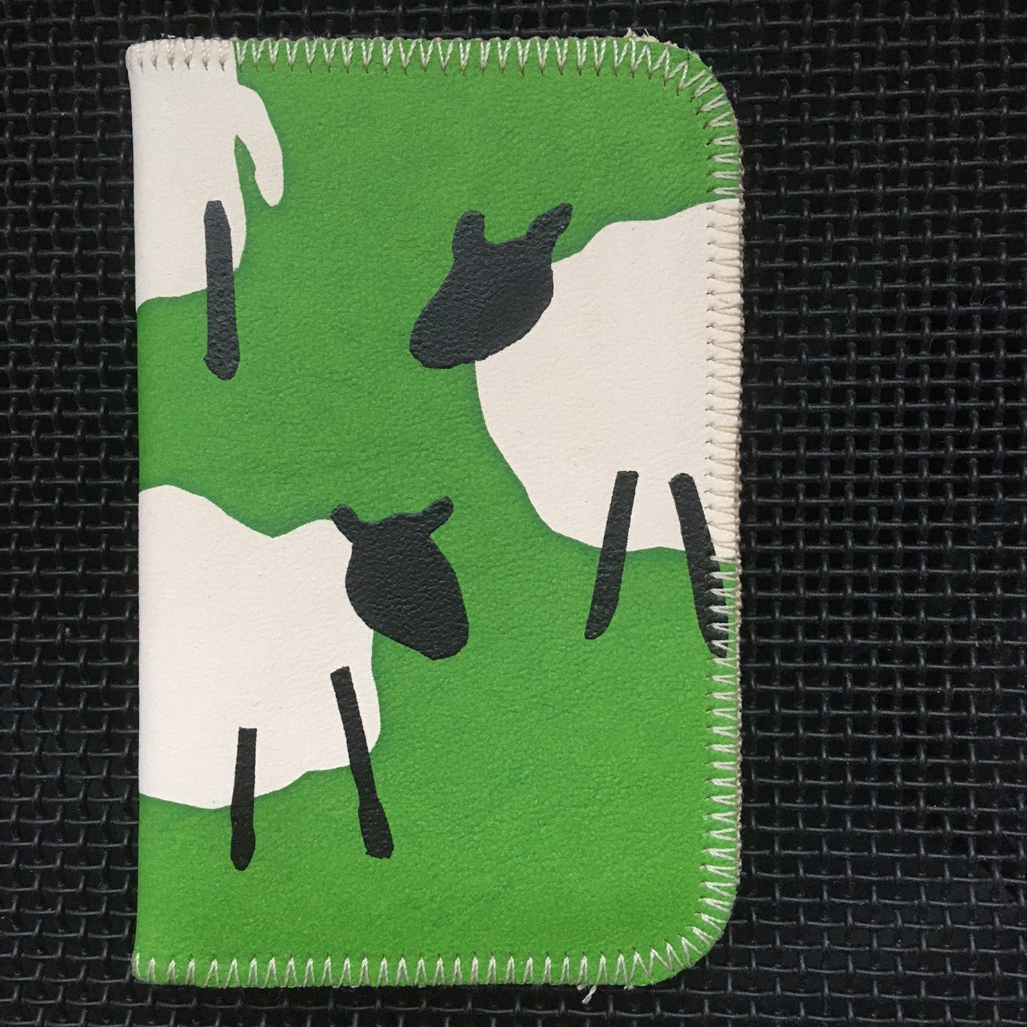 Image of NEW! Leather Sheep Card Holder