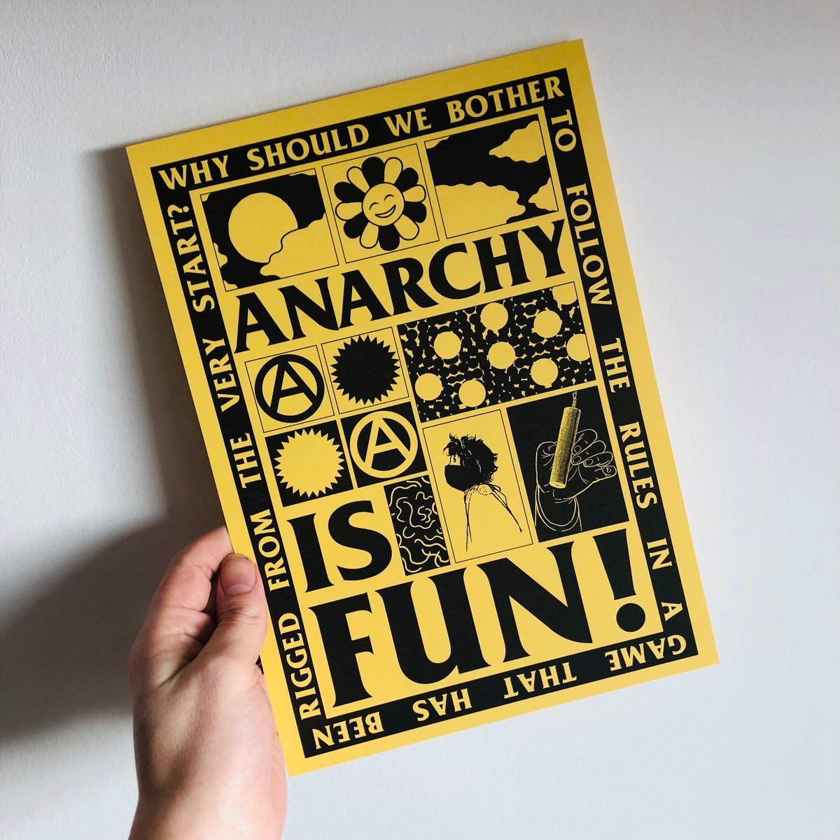 Image of Colourful A4 riso prints