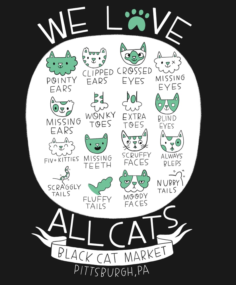Image of Wonky Cat T-Shirt