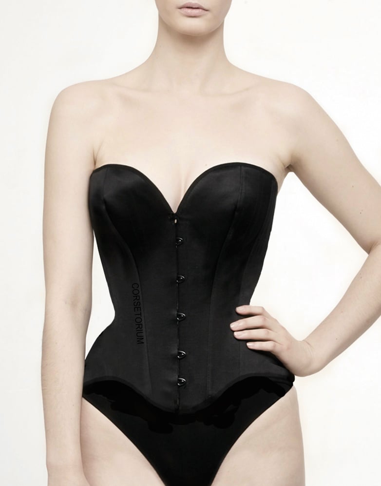 Image of KORA SILK SATIN CORSET