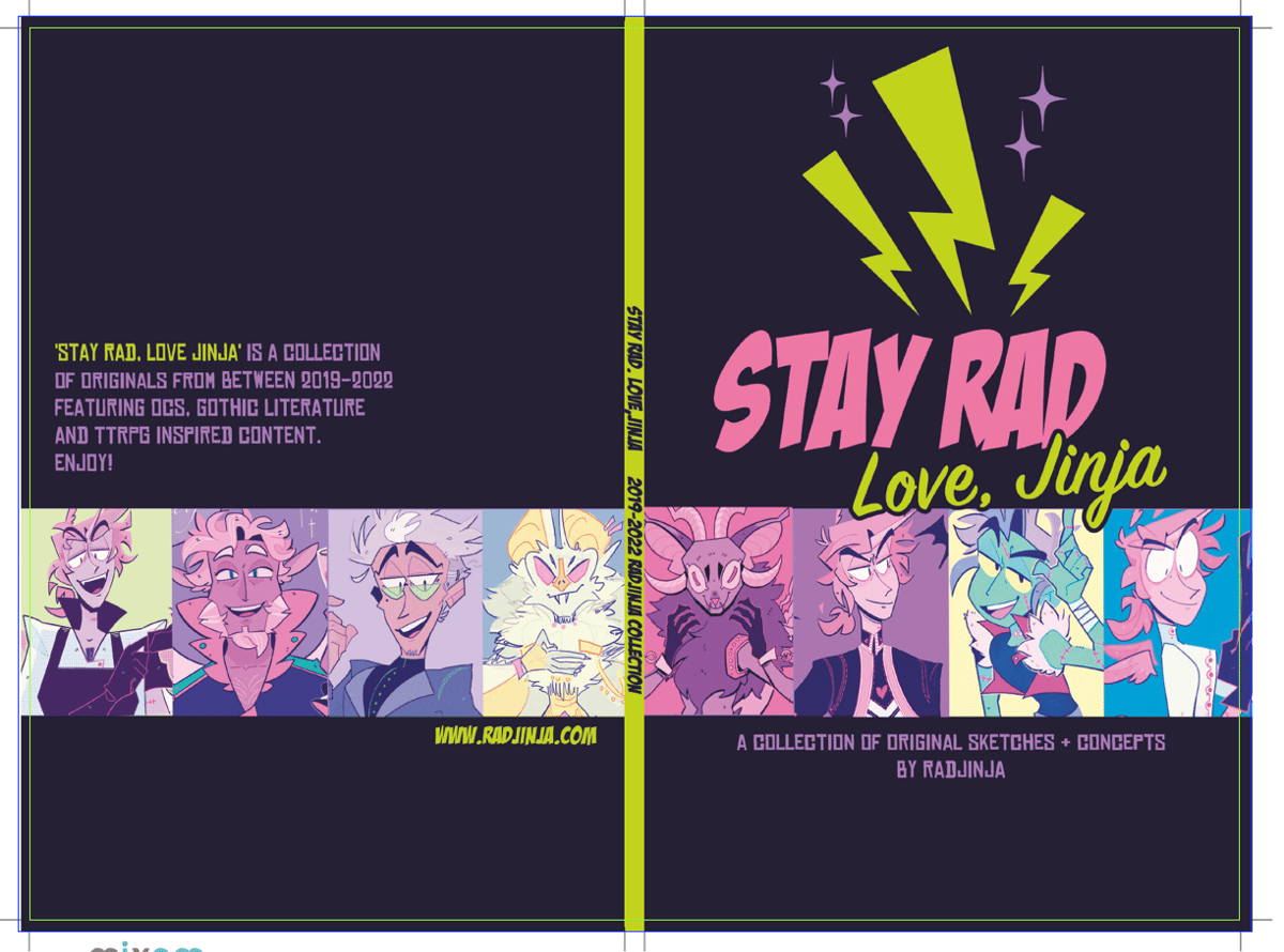 Image of ARTBOOK- STAY RAD! LOVE, JINJA