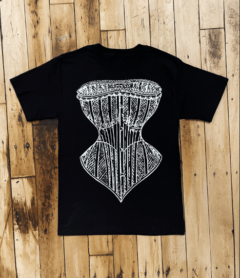 Image of CORSET / HANDLE WITH CARE SHIRT