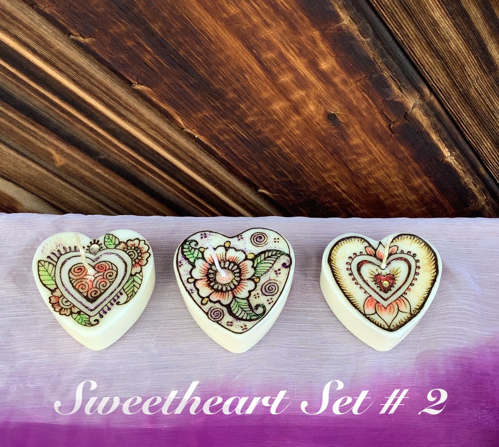 Image of Sweetheart Henna Candles