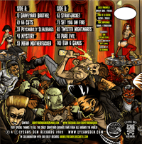 Image 2 of GRAVEYARD BASHERS - WRECK'EM DEAD (Trans Red LP)