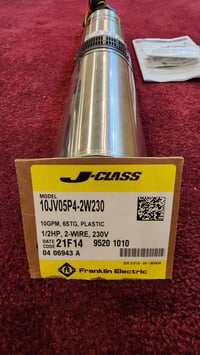 Image 5 of 1/2HP 10GPM J-Class 4" Well Pump 240V