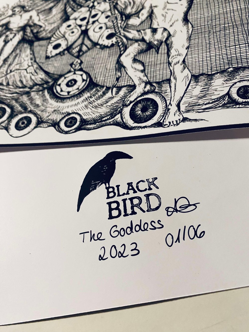 The Goddess (bw) - Limited Edition 