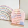 Personalised Affirmation Plaque