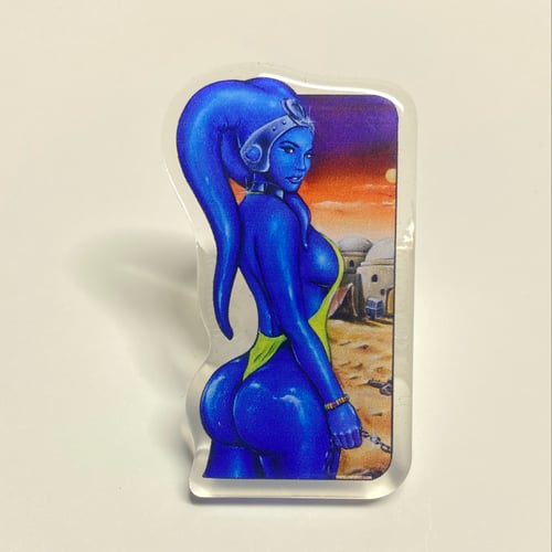 Image of Aola Twilek by Jeremy Worst Acrylic Painting Star Wars wall decor artwork Poster Canvas Art