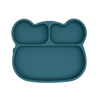 Image 1 of 20% OFF We Might Be Tiny Bear Stickie Plate Blue Dusk