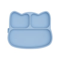 Image 1 of 20% OFF We Might Be Tiny Cat Stickie Plate Powder Blue