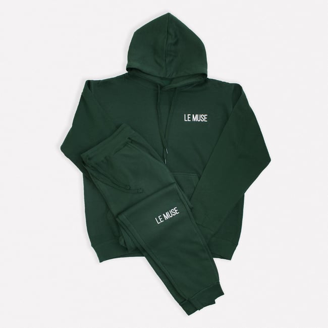 BASIC LE MUSE HUNTER GREEN SWEATSUIT
