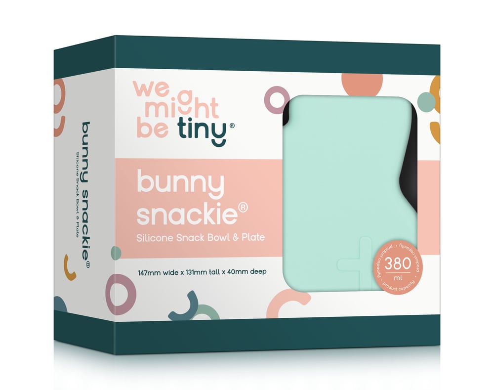 We Might Be Tiny Bunny Snackie Mint