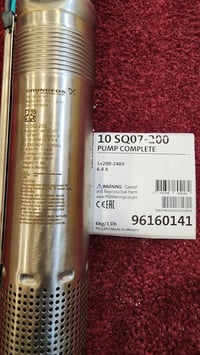 Image 3 of Grundfos SQ-200 10GPM 3/4Hp  3" Well Pump 240V
