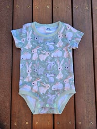 Image 1 of Sage Bunnies Bodysuit