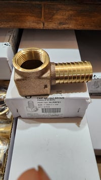 Image 1 of Brass (Top) Pump Elbow
