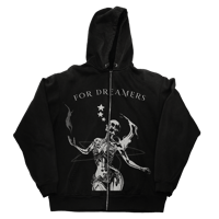 SPELLCASTER BLACK ZIP-UP HOODIE