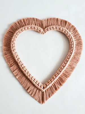 Image of Large Pink Heart Weath
