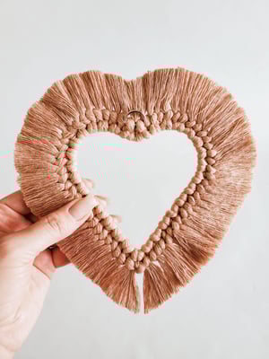 Image of Medium Pink Heart Wreath