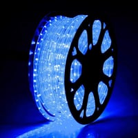 JNS Wholesale Water Proof Decorative 100 m LED Rope Light with Adapter (Blue)