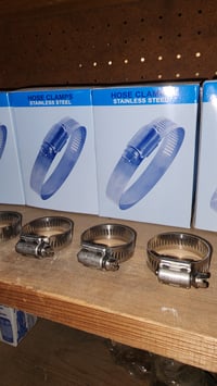 Image 1 of 1" SS Pipe Clamps (Box of 10)