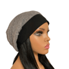 *SATIN LINING* Beanie Cap-Heather