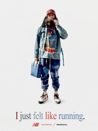 Image 5 of I just felt like running. Premium Matte Poster 18" x 24"