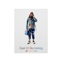 Image 1 of I just felt like running. Premium Matte Poster 18" x 24"