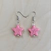 Pink Star Earrings