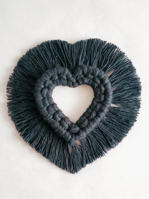 Image of Mini Black Hearth Wreath
