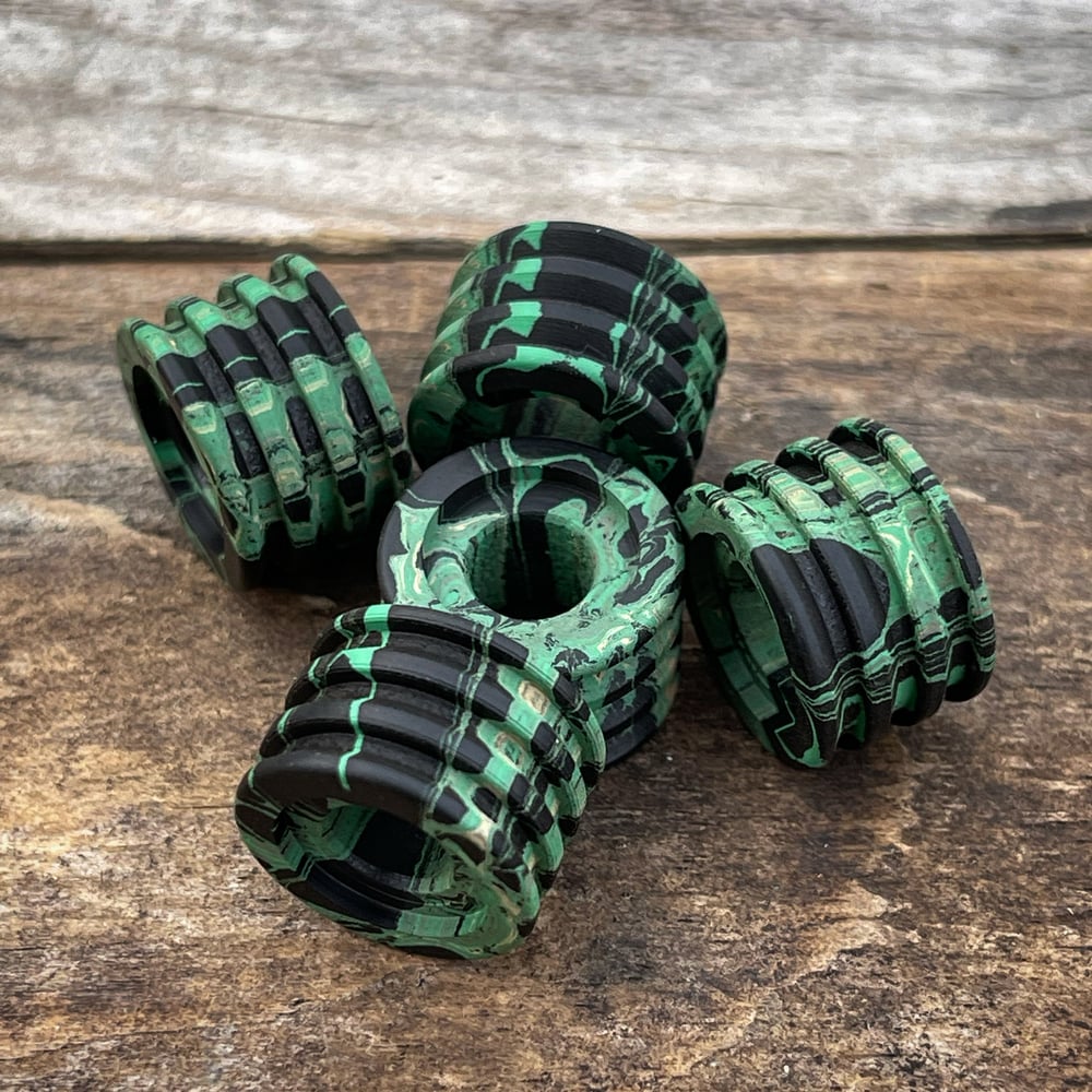 Image of *1 Per Person* OG LB Black & Green Ebonite