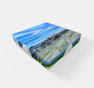 Image of Sunsets In Paradise Acrylic Coaster Set