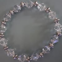 Image 1 of Clear & Silver