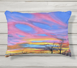 Image of Evening Throw Pillow
