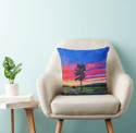 Sunset On Lyona Road Throw Pillow