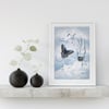 'Blue Butterfly' Art Print (Limited Edition)