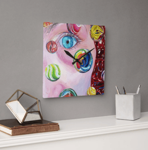 Image of Eyes That See Acrylic Clock