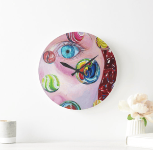 Image of Eyes That See Acrylic Clock