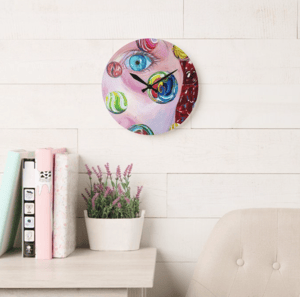 Image of Eyes That See Acrylic Clock