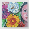 Secret Garden Acrylic Clock